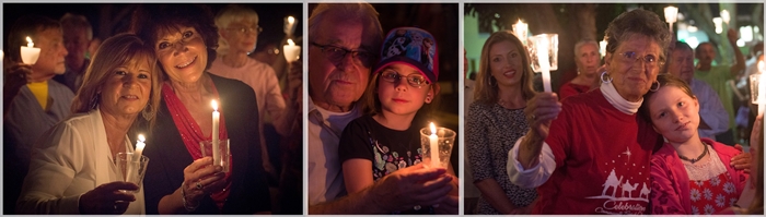 Christmas eve- celebration community beach church