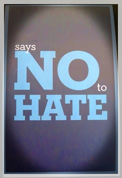 Say no to hate