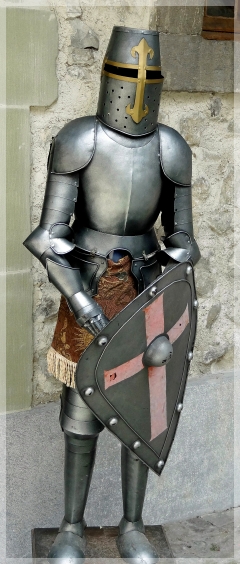 armor - castle chillon - lake geneva