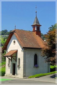 weggis - switzerland - mudslide chapel