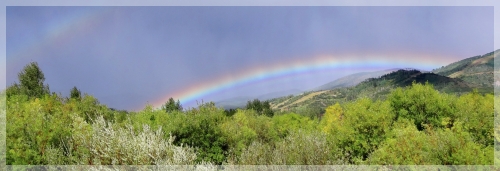 rainbow over Steamboat